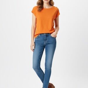 Ralph Lauren Vibrant Orange Short Sleeve Tee